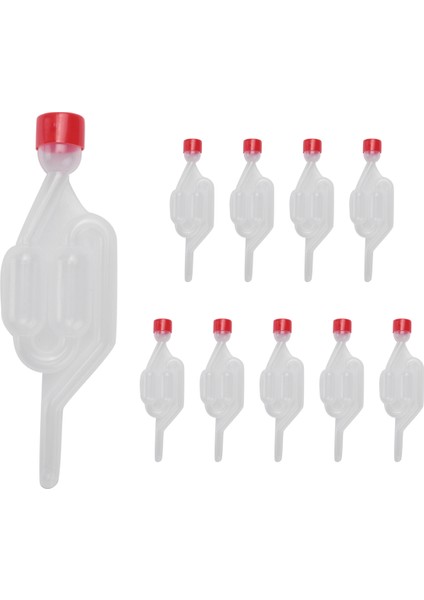 10'lu Paket S Şeklinde Hava Kilidi Ikili Kabarcık Grommet Tek Yönlü Egzoz Contası Vanası Mantarlı Bira Şarap Yapımı Tank Havalandırma Vanası (Yurt Dışından) fiyatları