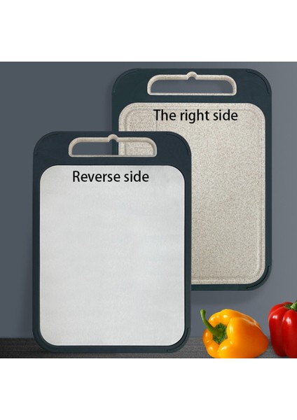 Çift Taraflı Kesme Tahtası, Paslanmaz Çelik, Kaymaz, Kolay Temizlenir (Yurt Dışından) modelleri