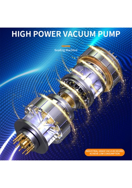 Elektrikli Vakum Makinesi Buzdolabı Gıda Düzenleme Mühürlü Paket Saklama Gıda Saklama Mutfak Pişirme Aletleri Ab Fişi (Yurt Dışından) modelleri