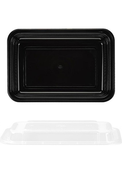 Tekrar Kullanılabilir Yemek Hazırlama Kapları Mikrodalgaya Uygun Gıda Saklama Kapları Kapaklı, Kutuya Konulabilir, Bulaşık Makinesinde Yıkanabilir ve Dondurucuda Kullanılabilir (Yurt Dışından)