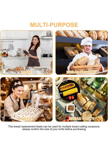 Ekmek Bıçağı, Ekmek Bıçağı, Ekmek Testeresi, Ekşi Maya Bıçağı Dilimleyici, Paslanmaz Çelik Tırtıklı Ekşi Maya Ekmek Kesici (Yurt Dışından) fırsatları