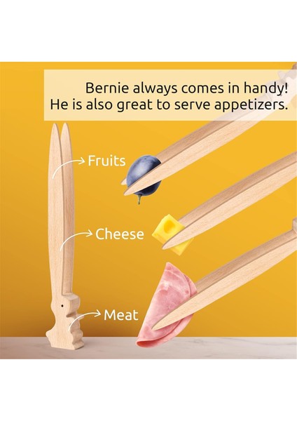 Tavşan Şeklinde Ahşap Yemek Tostu Salata Maşası Mutfak Tost Makinesi Pastırma Şeker Buzlu Çay Maşası Çay Klipsi Maşa (Yurt Dışından) indirimleri