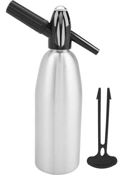 1l Taşınabilir Soda Sifonu Şişesi Soda Makinesi Basınç Regülatörü ile Kendin Yap Mojito Kokteylleri Meyve Suları (Yurt Dışından)