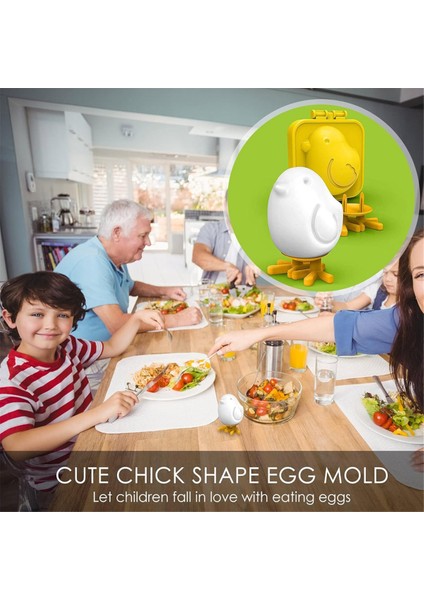Haşlanmış Yumurta Kalıbı Yumurta Aracı 3D Karikatür Tavuk Kalıbı Kamp Için Tavuk Şeklinde Haşlanmış Yumurtalar Için Kendin Yap Araçları (Yurt Dışından) indirimleri