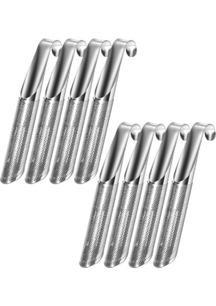 Paslanmaz Çelik Çay Difüzörü, Asma Kancalı Saplı Çay Borusu Çay Demleyici Ince Delikli Gevşek Çay Yaprağı Kahve (Yurt Dışından)