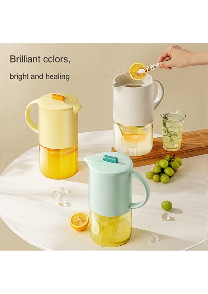 Taşınabilir Cam Su Sürahisi Kapaklı Mutfak Kahve Potu Saplı Kahve Çaydanlık Kahve Takımı Çay Takımı 1500ML Açık Yeşil (Yurt Dışından) fiyatları