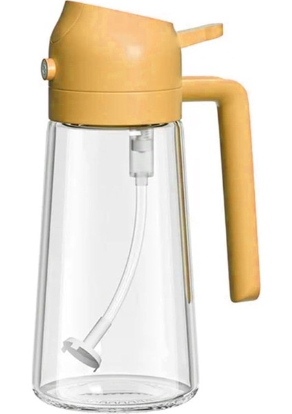 2'si 1 Arada Yağ Dağıtıcı ve Yağ Püskürtücü, Mutfak Portakalı Için Yaklaşık 16 Oz Cam Yağ Püskürtme Dağıtıcı Şişe (Yurt Dışından)