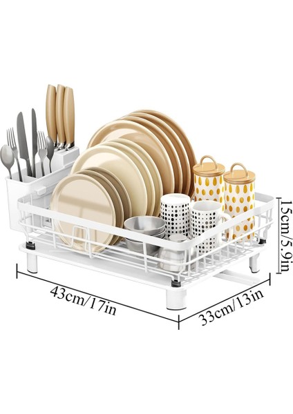 Mutfak Tezgahları Için Kompakt Bulaşıklık, Süzgeç Plakası, Çatal Bıçaklık ve Ayarlanabilir Döner Başlıklı Bulaşık Süzgeci (Yurt Dışından) fiyatları