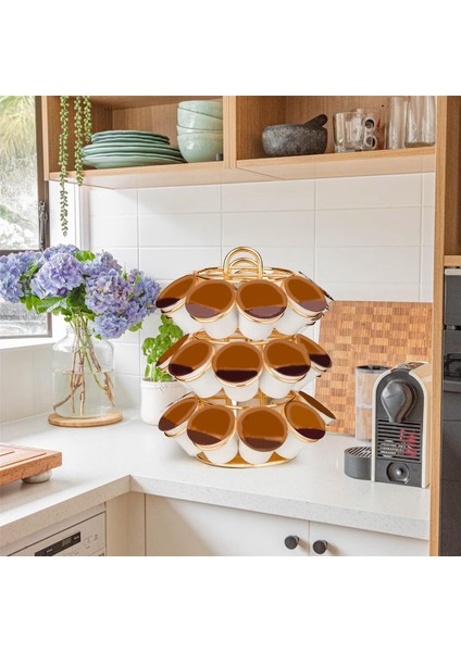 Kahve Pod Tutucu, K Kupası Tutucular, K Kupalarıyla Uyumlu Kahve Pod Saklama (27 Pod), 360 Derece Dönebilen Kahve Tutucu (Yurt Dışından) fırsatları