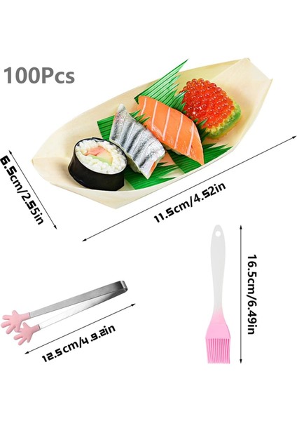 Set Yemek Kasesi, Cımbız ve Fırça ile Çam Ağacından Yapılmış 12 Cm/4 Inç Ahşap Kaseler, Tek Kullanımlık Sofra Takımı (Yurt Dışından) fiyatları