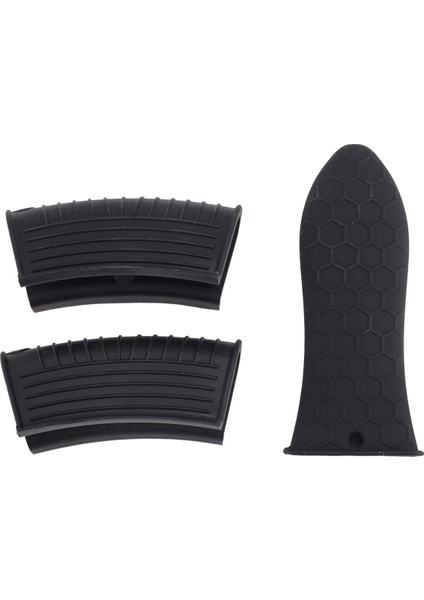 Silikon Sıcak Sap Tutucu Kapak Seti Yardımcı Tava Sapı Kılıfı Tencere Altlıkları Dökme Demir Tava Sapları Kavrama Kapakları (Yurt Dışından)