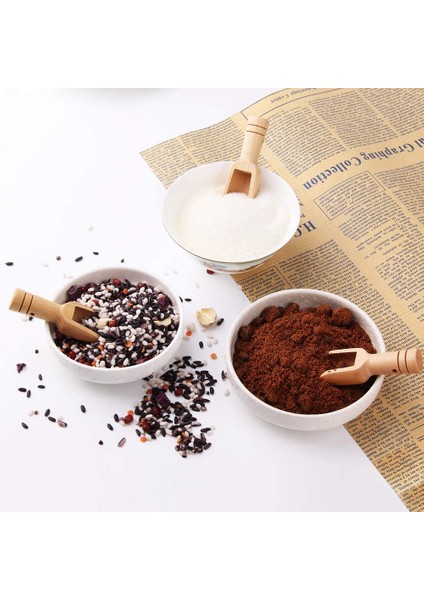 Küçük Tahta Kaşık Süt Tozu Kaşığı Ahşap Tuz Tozu Ölçü Kaşığı Çay Kahve Baharat Tahta Kaşığı (12 Adet) (Yurt Dışından) fırsatları