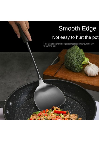Wok Spatula ve Kepçe, Kepçe Alet Seti, Wok Için 14 Inç Spatula, 304 Paslanmaz Çelik Wok Spatula (Yurt Dışından) fiyatları