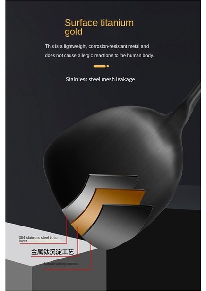 Wok Spatula ve Kepçe, Kepçe Alet Seti, Wok Için 14 Inç Spatula, 304 Paslanmaz Çelik Wok Spatula (Yurt Dışından) indirimleri