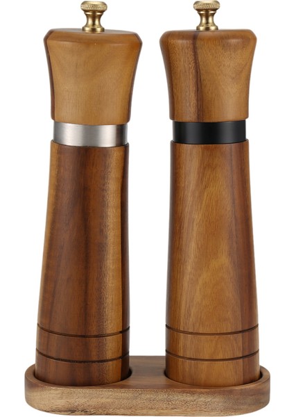 Tuz ve Karabiber Öğütücü Seti, Ahşap Tuz ve Karabiber Değirmeni Çalkalayıcı Kolay Ayarlanabilir Seramik Kalınlık Büyük Yeniden Doldurulabilir (Yurt Dışından) fiyatları