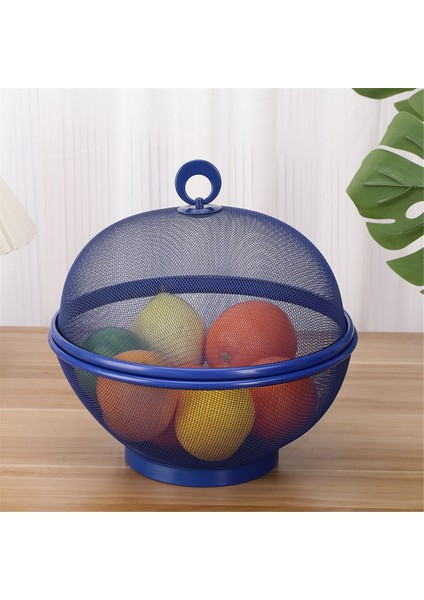 Kapaklı Mutfak Eşyaları Meyve Tabağı Sebze Yıkama ve Süzme Sepeti Meyve ve Sebze Sepeti Kapağı Mavi (Yurt Dışından) fırsatları