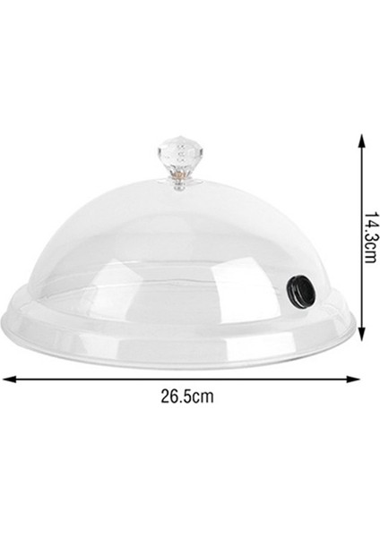 Molecular Cuisine Duman Davlumbazı Gıda Sınıfı Kapak Kubbe Kapağı Tütsüleme Aksesuarı Duman Demleyici Kek Biftek Kapağı D (Yurt Dışından) indirimleri