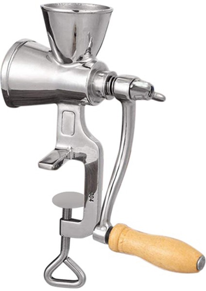 Manuel Tahıl Öğütücü El Kranklı Tahıl Değirmeni Paslanmaz Çelik Ev Mutfak Öğütme Aleti Kahve Mısır Pirinç Soya Fasulyesi (Yurt Dışından)