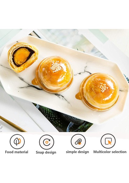 100 Adet Şeffaf Plastik Mini Kek Kutusu Yuvarlak Kek Ay Kek Tatlı Kabı Kutusu Kurabiye Muffin Kubbe Kutusu (Yurt Dışından) fırsatları
