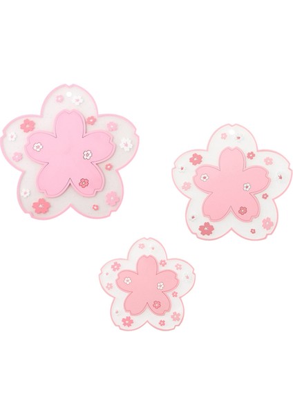 Sakura Çay Fincanı Altlığı Sakura Bardak Altlığı Yalıtımı Çay, Süt, Kupa, Içecek Bardak Altlıkları Pembe (Yurt Dışından)