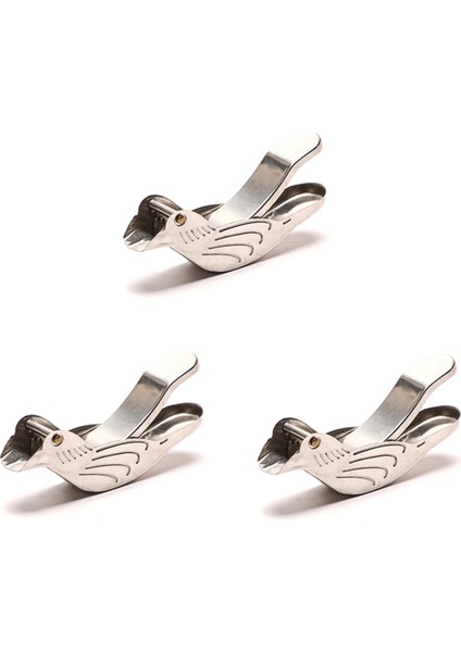 Kuş Limon Sıkacağı Paslanmaz Çelik, Limon Dilimi Sıkacağı, Bira Şişesi Için Limon Sıkacağı, 3 Adet (Yurt Dışından)