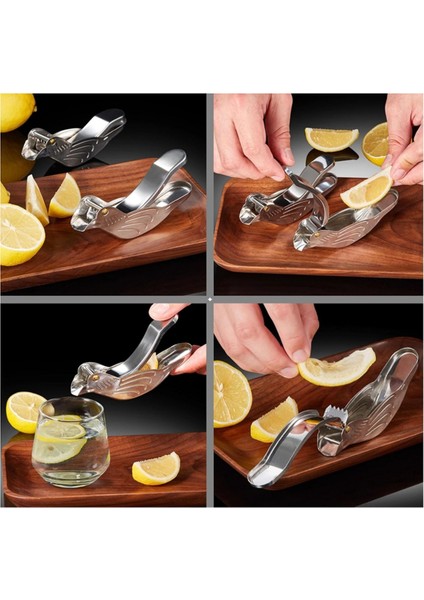 Kuş Limon Sıkacağı Paslanmaz Çelik, Limon Dilimi Sıkacağı, Bira Şişesi Için Limon Sıkacağı, 3 Adet (Yurt Dışından) modelleri