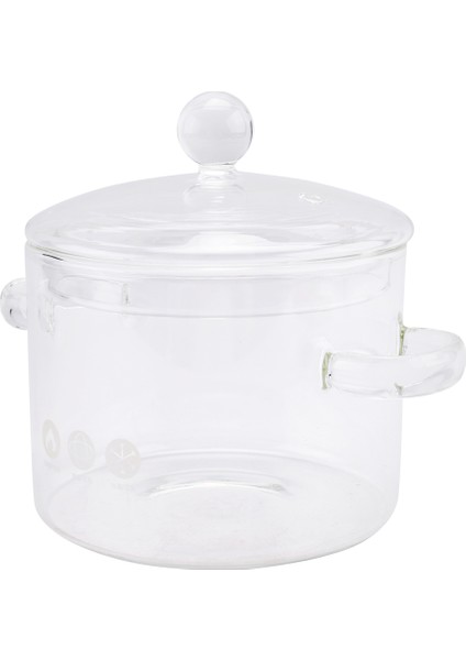 Kapaklı Cam Tencere, Kapaklı ve Saplı Ocak Üstü Pişirme Tenceresi, Kısık Ateş Tencere, Şeffaf Çorba Tenceresi, Yüksek Borosilikat 1400ML (Yurt Dışından) fiyatları