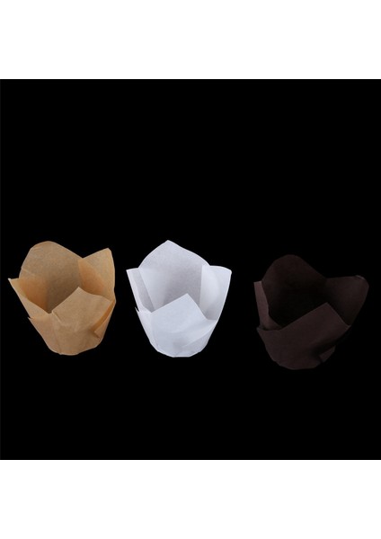 200 Adet Lale Kek Kapları, Kek Kalıpları, Rustik Kek Ambalajı, Kahverengi, Beyaz ve Doğal Renk (Yurt Dışından) indirimleri