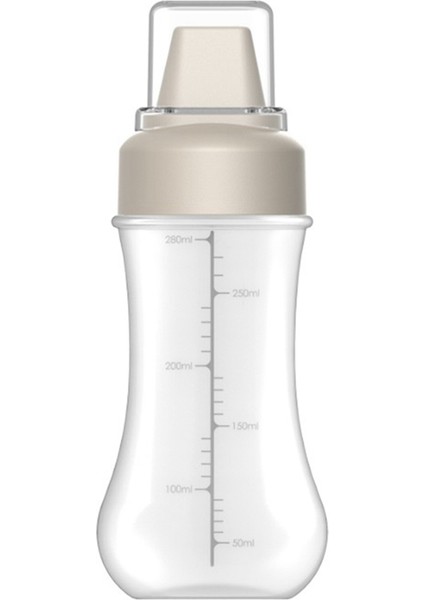 Sızdırmaz Kapaklı Beyaz Ketçap Sıkma Şişesi Salata Kabı Taşınabilir Sos Saklama Kutuları (Yurt Dışından)