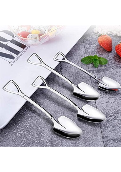 20 Paket Kürek Şeklinde Espresso Kaşıkları, 4,7 Inç Paslanmaz Çelik Mini Kahve Kaşıkları, Tatlı ve Çay Için Küçük Kaşıklar (Yurt Dışından) fiyatları