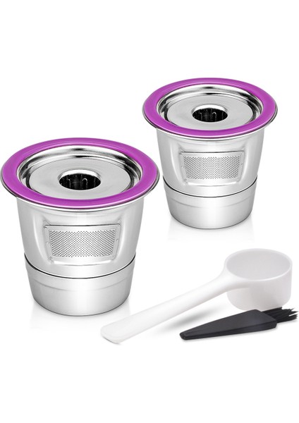 Keurig 2.0/1.0 Mini Plus Kahve Filtresi Için Paslanmaz Çelik Kahve Kapsül Kupası Yeniden Kullanılabilir K Kupası (Yurt Dışından)