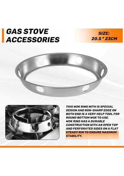 Evrensel Wok Tava Destek Raf Standı Wok Halkası/yuvarlak Tabanlı Wok Rafı Gazlı Ocak, Kızartma Tavaları ve Mutfak Için Evrensel Boyut (Yurt Dışından) indirimleri