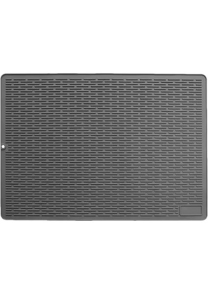 Silikon Ocak Koruma Pedi Fırın Koruma Kapağı Drenaj Pedi Kolay Temizlenebilir Silikon Yalıtım Pedi Gri (Yurt Dışından)