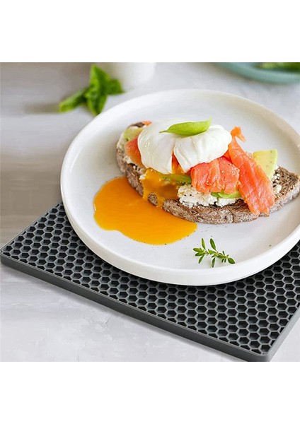 8'li Paket Koyu Gri Silikon Matlar, Tencere Altlıkları, Isıya Dayanıklı, Kaymaz, Yıkanması ve Kuruması Kolay Silikon Tencere Altlıkları (Yurt Dışından) fiyatları