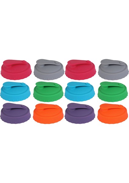 12'li Paket Silikon Konserve Kapağı - Standart Boyutlu Konserveler ve Sodalar Için Yeniden Kullanılabilir Konserve Kapakları, Soda/bira/meyve Suyu Için Silikon Konserve Kapakları (Yurt Dışından) fırsatları