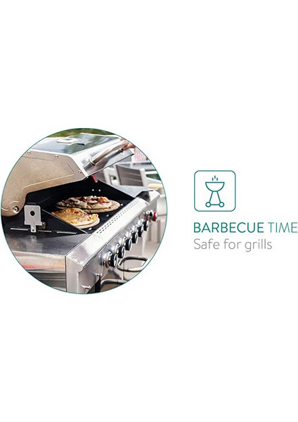 13 Inç Pizza Pişirme Araçları Fırın ve Barbekü Izgara Pişirme Levhası Mutfak Ekmek Tepsisi Destek Çerçevesi ile Ekstra Kalın Taş (Yurt Dışından) modelleri