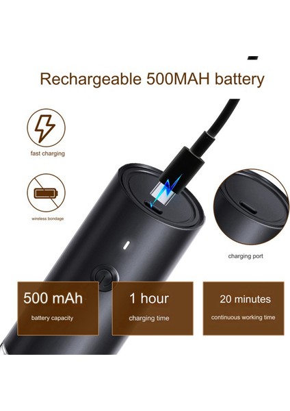 Elektrikli Tuz ve Karabiber Öğütücü USB Şarjlı Otomatik Tuz ve Karabiber Öğütücü, Mutfaklar ve Restoranlar Için Uygundur, C (Yurt Dışından) fiyatları