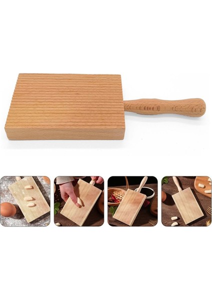 Makarna Yapma Tahtası, Gnocchi Tahtası, Kayın Ağacı Gnocchi Tahtası, Makarna ve Kültürlü Tereyağı Için Hamur Kazıyıcı, A (Yurt Dışından) modelleri