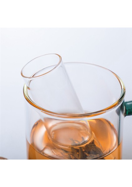 Uzun Yaprak Çay Için 4 Adet Cam Süzgeç, Bardak Için Mantarlı Gevşek Çay Demleme Filtreli Yeniden Kullanılabilir Cam Difüzör (Yurt Dışından) fiyatları