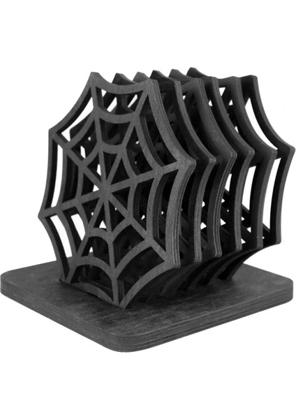 Örümcek Altlığı Masa Dekoru Ürkütücü Örümcek Ağı Altlıkları Şenlikli Cadılar Bayramı Masa Örtüleri Ev Dekorasyon Seti (Yurt Dışından)