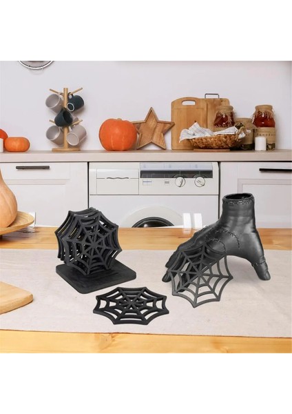 Örümcek Altlığı Masa Dekoru Ürkütücü Örümcek Ağı Altlıkları Şenlikli Cadılar Bayramı Masa Örtüleri Ev Dekorasyon Seti (Yurt Dışından) fırsatları