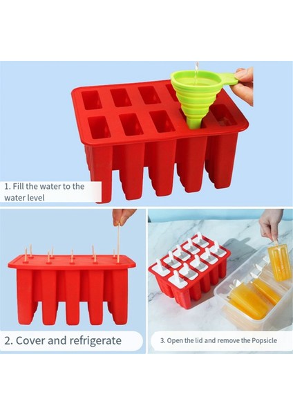 Dondurma Silikon Kalıp Gıda Sınıfı Ev Yapımı Mutfak Silikon Dondurma Kalıbı Dondurma Makinesi (Yurt Dışından) fırsatları