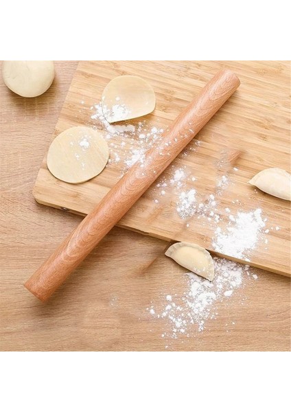 Ev Tipi Oklava, 25/30/50 cm 3'lü Paket Masif Ahşap Oklava, Hamur Açma Aletleri Mutfak (Yurt Dışından) modelleri