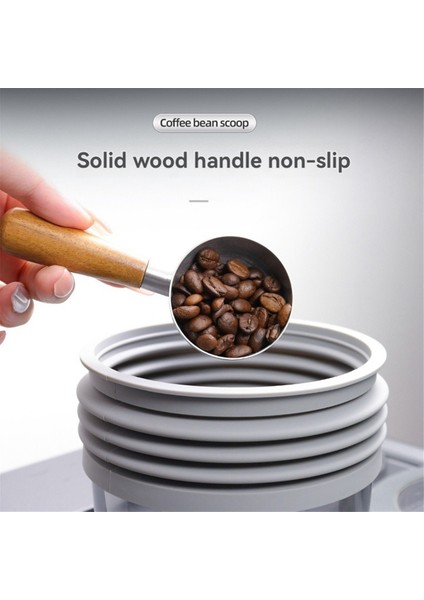 Kahve Ölçü Kaşığı, Ahşap Saplı Paslanmaz Çelik Kahve Kepçesi, Kahve, Çay ve Daha Fazlası Için Mutfak, Ev ve Diğer Kullanımlar Için (Yurt Dışından) fırsatları