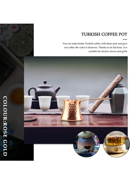 Türk Kahvesi Cezvesi Kahve Makinesi Moka Pot 3 Kişilik 200 ml Bakır El Yapımı Yüksek Kaliteli Dekoratif Hediye Aksesuarı (Yurt Dışından) modelleri