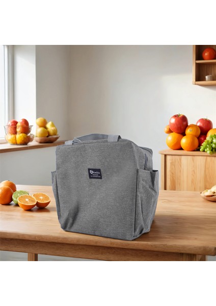 Çift Yan Cepli Yalıtımlı Öğle Yemeği Çantası Termal Öğle Yemeği Çantası Kadın Erkek Yetişkin Büyük Kapasiteli Iş, Okul, Ofis Için (Yurt Dışından) fırsatları