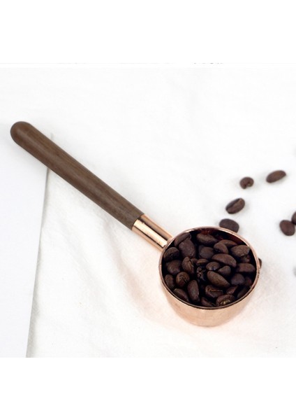 Kahve Çekirdeği Ölçü Kaşığı Masif Ahşap Bakır Ölçü Kaşığı Kahve Tozu Miktar Kaşığı Ölçü Kaşığı 10G (Yurt Dışından) indirimleri