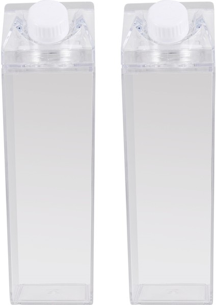 2 Adet Şeffaf Kare Süt Suyu Şişesi Taşınabilir Plastik Bardak Süt Kartonu Su Şişesi Açık Kamp Içme Bardağı B (Yurt Dışından) fiyatları