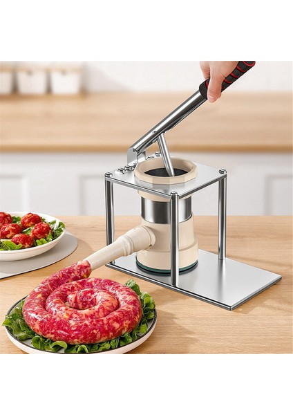 5'i 1 Arada Yatay Tip Sosis Doldurma Makinesi Ev Yapımı Mutfak Hızlı Et Sosis Yapma Aletleri Sosis Doldurma Makinesi (Yurt Dışından) modelleri