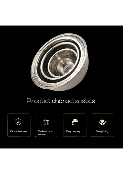 Paslanmaz Çelik Karıştırma Kabı (5'li Set) Meyve Salatası Kasesi Saklama Kabı Seti Mutfak Salata Kasesi (Yurt Dışından) fırsatları